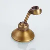 Solid Copper Antique Brass Handheld Dusch Telefonstil Bronze Badrum Handduschhuvud Spray Vattenbesparing med 1,5 m slang 240416