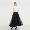 Ethnic Clothing 100CM Long Petticoat Ruffled Crinoline Vintage Wedding Bridal For Dresses Underskirt Rockabilly Tutu