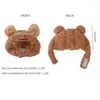 Cat Costumes For Adjustable Hat Bear With Ears Cap Warm Cosplay Accessories And D