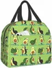 Avocado Yoga Lunchbox Isolierte Lunchboxen wasserdichte Mittagstasche wiederverwendbare Tasche mit FT -Tasche für Strandbüro Picknick J5ch#