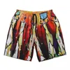 Shorts masculins Swimswear Woman African Board Summer Black Tribal Women Hawaii Beach Man Imprime Sports Fitness Fitness Sweet Swim Trunks