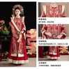 Ethnic Clothing 2024 Xiuhe Dress Bride Bridal Gown Chinese Wedding Red Glitter High-end Toasting Longfeng Coat Tang Suit