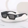 Heren Offs Luxe zonnebril frame damesmerk van UV400 Glasse Square modeglazen Sunglasse Hip-Hop Punk-bril Zon Arrow X Trendy Sunglass Ve73