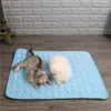 Pet Mat Summer Cool Pad For Cat Filt Sofa Breattable Dog Washable Bite Resistance Sleeping Bed Supplies Tillbehör 240416