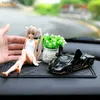 Action Toy Figures Anime Figure Cartoon Kawaiii Yosuga No Sora Kasugano Sora Sitt Position Action Figure Host Computer Chassis Decor Car Ornamen Y240415