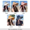 Cappelli larghi a bordo Mesh Sun Hat Fashion protezione UV Protezione solare Fisherman Bowknot Sun Shade Women Girls