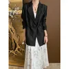 Women's Suits High-Quality Mid Length Commuting Spring Autumn Suit Jacket Blazers