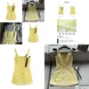 Basic Casual Dresses Womens Yellow Color Sleeveless T Woolen Flower Work Slim Waist Dress Sml Drop Delivery Apparel Clothing Otvin