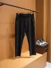 Мужские брюки брюки на весну/лето 2024 г. Тонкие повседневные высококачественные высококачественные карандаш роскошные панталоны Hombre