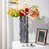 VASESリビングルームラグジュアリーメタルミニマリストノルディックシリンダーモダンデザインIKEBANA JARRONES DECORATIVOS HOME DECOR WZ50HP