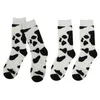 Girl Dresses 2 Pairs Cow Print Socks Girls Comfortable Winter Printed Cotton Sports Lovely Durable Woman Fashionable