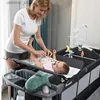 Baby Cribs Multifunktionella bärbara Baby Crib-vikbara baby barnsäng med blöja bordsvagga rocker barn spel sovrumsmöbler för 0-6 år l416