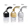 Storage Bottles 1/3PCS Home Decor Diffuser Hanging Pendant Empty Glass Air Fresher Fragrance Car Perfume Bottle