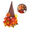 Fiori decorativi Cappello Fall HATH GHEVEST FESTIVAL GARLAND PORTA MOLTO APPLICO AUTTUGNO Ringraziamento Courtyard Decor Home