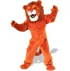 2024 Taille adulte Power Cat Lion Mascot Mascot Costume Cartoon Character Tenics Suit Furry Cost Halloween Carnival Birthday Party Robe