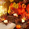 Ljushållare 6st Thanksgiving Turkiet Tea Light Table Decorations For Home Decor Centerpiece