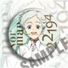 Biżuteria Pins Broothes 12pcs Japan Cartoon The Obieced Neverland Cosplay Badge Yakusoku No Emma broszka plecaków Button Prezent284y Dro DHF8L