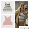 Kvinnor T-shirt Kvinnor Crop Topps BRA Tanks Female Cotton Blend Tank Top Shorts Designer Yoga Sportkläder Fitness Sport Mini Outfits Otwm7