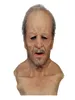 Old Man Fake Mask Lifelike Halloween Holiday Funny Mask Super Soft Old Man Adult Mask Reusable Doll Toy Gift #10 X08034994621