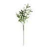 Kwiaty dekoracyjne Fałszywe liście niezadowolone 94 cm symulacja zielona roślina oliwkowa gałąź sztuczny jedwabny kwiat sztuczny do dekoracji
