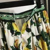 Summer Bohemian Dwuczęściowy zestaw sukienki damski pasek spaghetti wyściełany v szyja krótka plon top + kwiatowy nadruk długie maxi spódnice garnitury