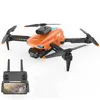 Drones P10 Drone 4K HD Dual Camera Obstacle Vermijden Vouwbare RC Dron WiFi FPV Optische stroom Aerial Fotografie Quadcopter versus F189 240416