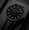 Carnival Men Tritium Light Watch T25 Quartz Japan Beweging Ultra dunne 6 mm Tritium Gas Luminous Watch Gift 40mm1224589