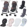 Stroller -onderdelen Accessoires Universele Baby Stroller High stoel gebruikt voor stoelkussens met kussens en kinderwagenkussens Q240416