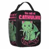 L'appel des sacs à lunch à isolation thermique de Cthulhu Lovecraft mster Catraul Resicture pour le rangement scolaire Box de nourriture O9wo #