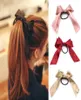 Girl Bow Elastico Band 5 Colori Ladies Ladies Bowknot Elastic Ribbon Capelli Big Girl Fabric Bands Accessori per capelli Paty JY724751587