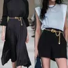 Belts Metal Chain Adjustable Long Tassel Waist Belt All-match Hollow Out Women Waistbands