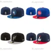 Дизайнерские шапки New Caps Мужская мода Classic Class Flat Peak Full Clofle Caps NBAAA Caps Baseball Sports Fitted Hats в 7-й размер баскетбольной команды Snapback N8