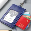 Storage Bags Fashion PU Leather Holders Business Card Case Men Women Student Cartoon Badge Bus ID Holder Cards Cover Wallet