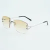 Nya metallklo solglasögon 3524034 med 60 mm linser och metallarmar, 3,0 mm tjocka, storlek 60-18-135 mm
