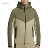 Brand Mens Space Cotton Zip Hoodie Designer de luxe Hoodies Top Quality Running Joggers Jacket