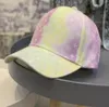 Brevtryck Brev Cap Street Hiphop Fashion Rainbow Gradient Ramp Hat 2 Color Bucket Hat Cap Designer Hat9451047