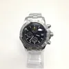 Bekijk ontwerper horloges heren luxe multi -dial roestvrij staal mechanisch waterdichte saffiergrootte 42 mm heren horloge