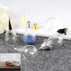 Bottles 10X Water Drop Glass Wishing Bottle With Mix Lid Magic Potion Lucky Transfer Amulet DIY Necklace Couple Holiday Pendant