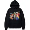 Herrtröjor tröjor anime hoodie en bit hoodie män och kvinnor harajuku pullover länge ärm lös streetwear topsmen's bles 451