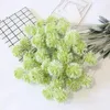 Kwiaty dekoracyjne sztuczne glady pompom mniszek bębny rośliny kulkowe gałąź dekoracje domowe ogród El DIY Wedding Wall Materiał 72 cm