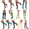 Chaussettes de femmes Coton Knee High Rainbow Cosplay Standing Stocking Cosplay Cosplay