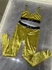 Damskie dresy designerskie dres damskie seksowne spodnie z czołgiem jogi garnitur kamizelka ciasne spodnie Dwuczęściowe zestaw żeńska odzież sportowa