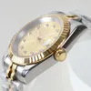Montre-bracelets MinutesConde NH35 Golden Watch Date Window Gold Dial 39 mm Mouvement mécanique automatique LUMES MAINS 5BAR IMPHERINE
