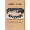 Taylor Weiches Keramik Armband Set Schimmelfans Swiftie Friendship English Brief