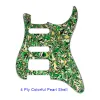 Cables Pleroo Guitar Pickguards Suit For 11 Screw Hole Strat Humbucker HSS Guitar No Control Hole Scratch Plate