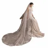 v830 requintado casamento no casamento véu de tule tulle renda aplicada LG Train White Brides Veil Women Women Casthed Accorors i8la#