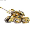 3D Puzzles PieceCool 3D Metal Puzzle Skynet Superheavy Tank Model Zestawy budowlane Zestaw Montaż DIY zabawka dla nastolatków Y240415