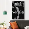 Lana Del Rey Poster Superstar Singer Ritratto Wall Art Canvas Stampa dipinto decorativo per la parete moderna Dispositiva per camera da letto Famiglia