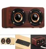 W5 10W 52mm Retro Double Horn Wooden 42 Bluetooth -Lautsprecher mit Aux -Audio -Wiedergabe und MicrousB -Schnittstelle für Mobiltelefon PC6787097