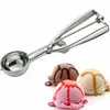 Scoop de crème glacée à 3 taille Trigger Metal Cookie Spoon Melon baller Scooper de pâte en acier inoxydable 240415